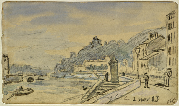 Quai Pierre-Scize à Lyon ; Quais de Grenoble (Ancien titre donné par l'artiste) ; Quai Perrière à Grenoble (Ancien titre)_0