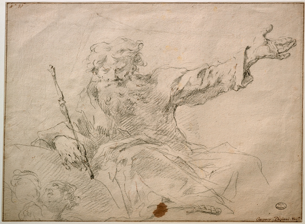 Etude pour la figure de Dieu le Père, Гаспаро Дициани