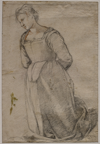Femme agenouillée, Giovan Battista Vanni, 17e siècle