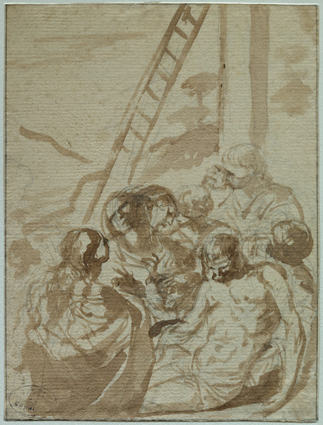 Déposition de Croix, Elisabetta Sirani, 18e siècle