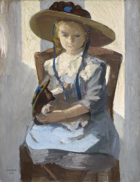 Juliette dans un fauteuil, Jules Flandrin, 1910
