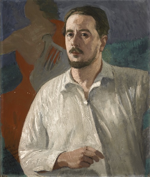 Autoportrait, Jules Flandrin, vers 1924