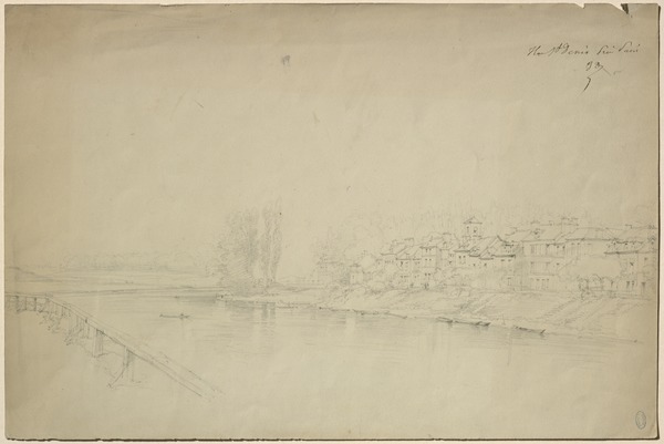 Ile Saint-Denis près de Paris, Pierre-Justin Ouvrié, 19e siècle