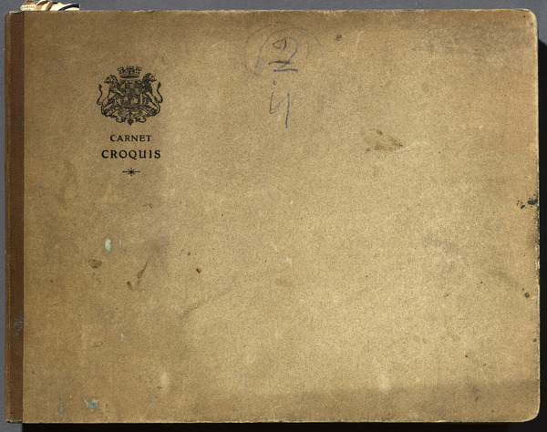Carnet de dessins, Jules Flandrin, vers 1916