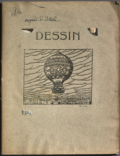 Carnet de dessins, Jules Flandrin, 1926-1938