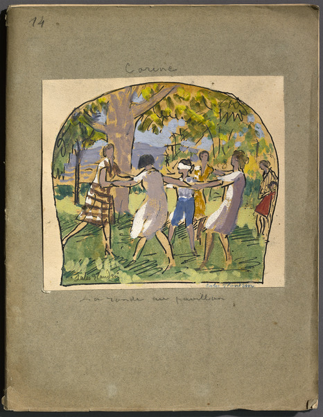 Carnet de dessins, Jules Flandrin, 1894-1907