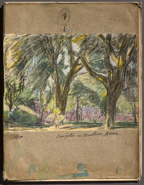 Carnet de dessins, Jules Flandrin, 20e siècle