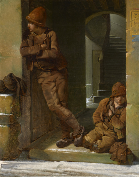 Deux petits Savoyards, Claude Marie Dubufe, 1820