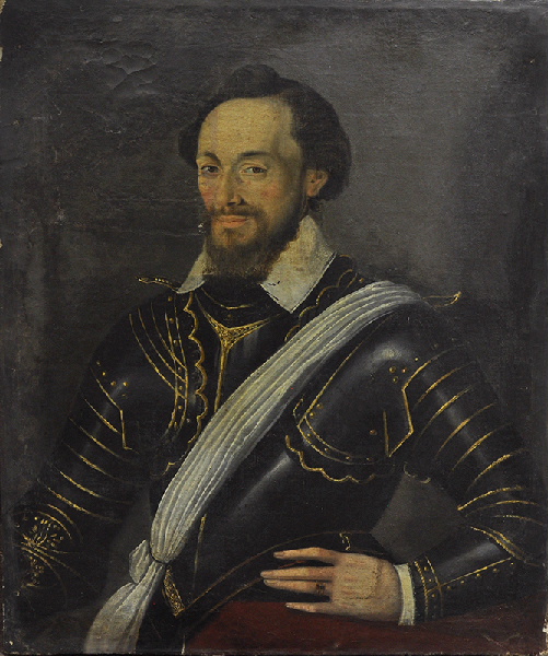 Portrait d'un homme en cuirasse, Jean de Hoey, 1ère moitié 17e siècle