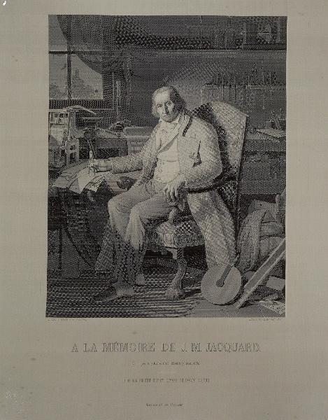 Portrait de Jacquard ; A la mémoire de J.M Jacquard_0