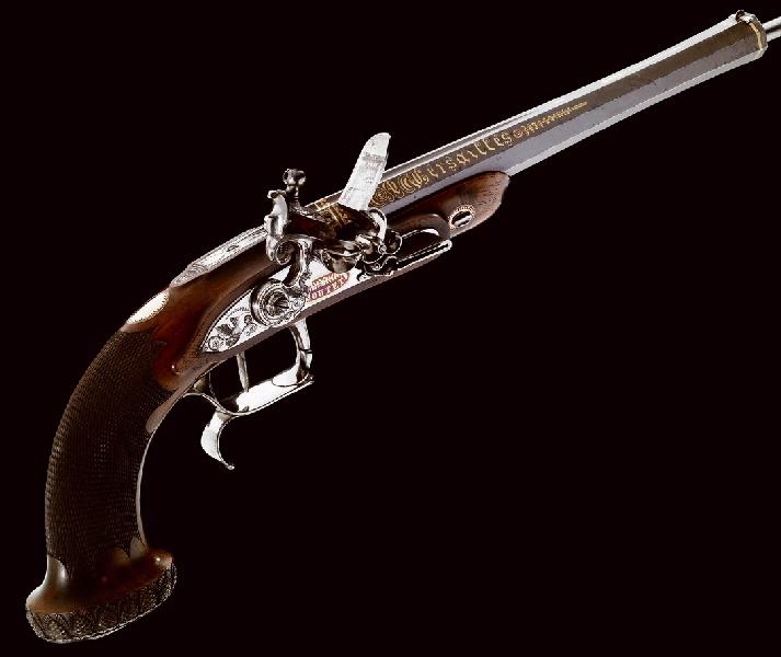 Pistolet à silex (paire), coffret_1
