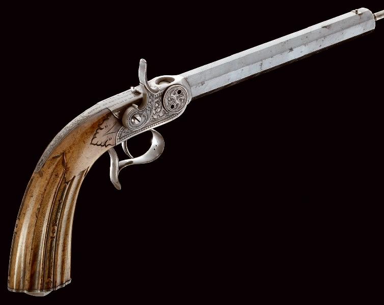 Pistolet à percussion sur capsules, système Rissak_0
