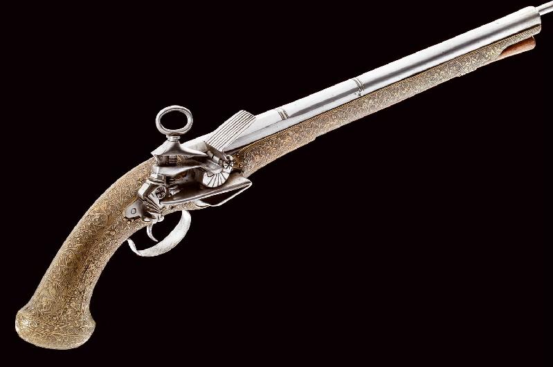 Pistolet à silex, platine à la miquelet_0