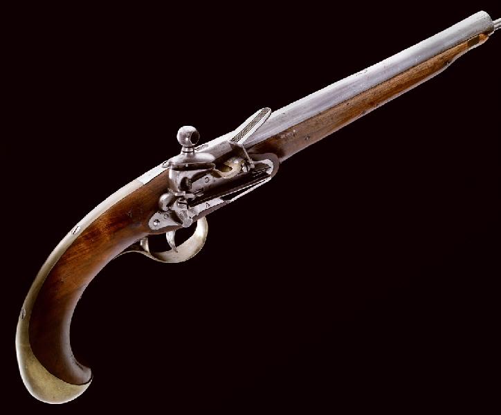 Pistolet à silex, platine à la miquelet_0