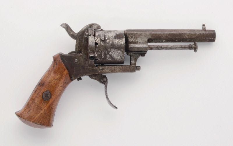 Revolver à percussion sur broche, système Lefaucheux_0