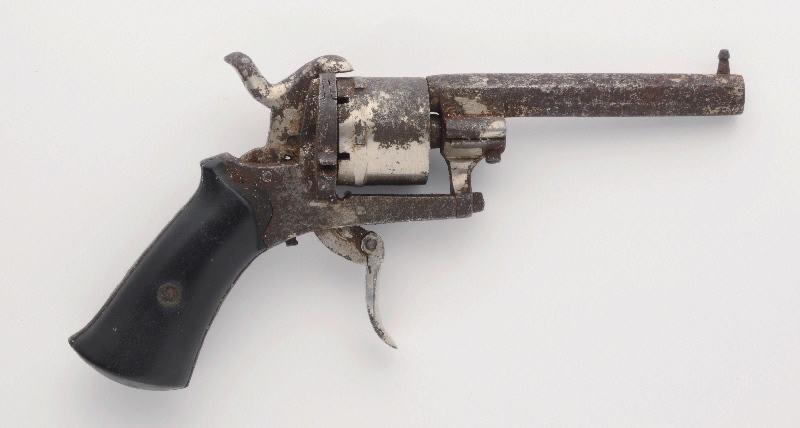 Revolver à percussion sur broche, système Lefaucheux_0