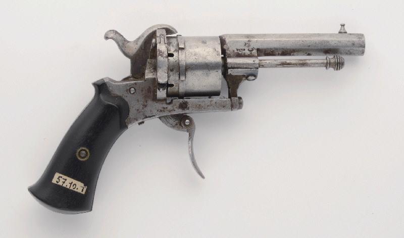 Revolver à percussion sur broche (système Lefaucheux)_0