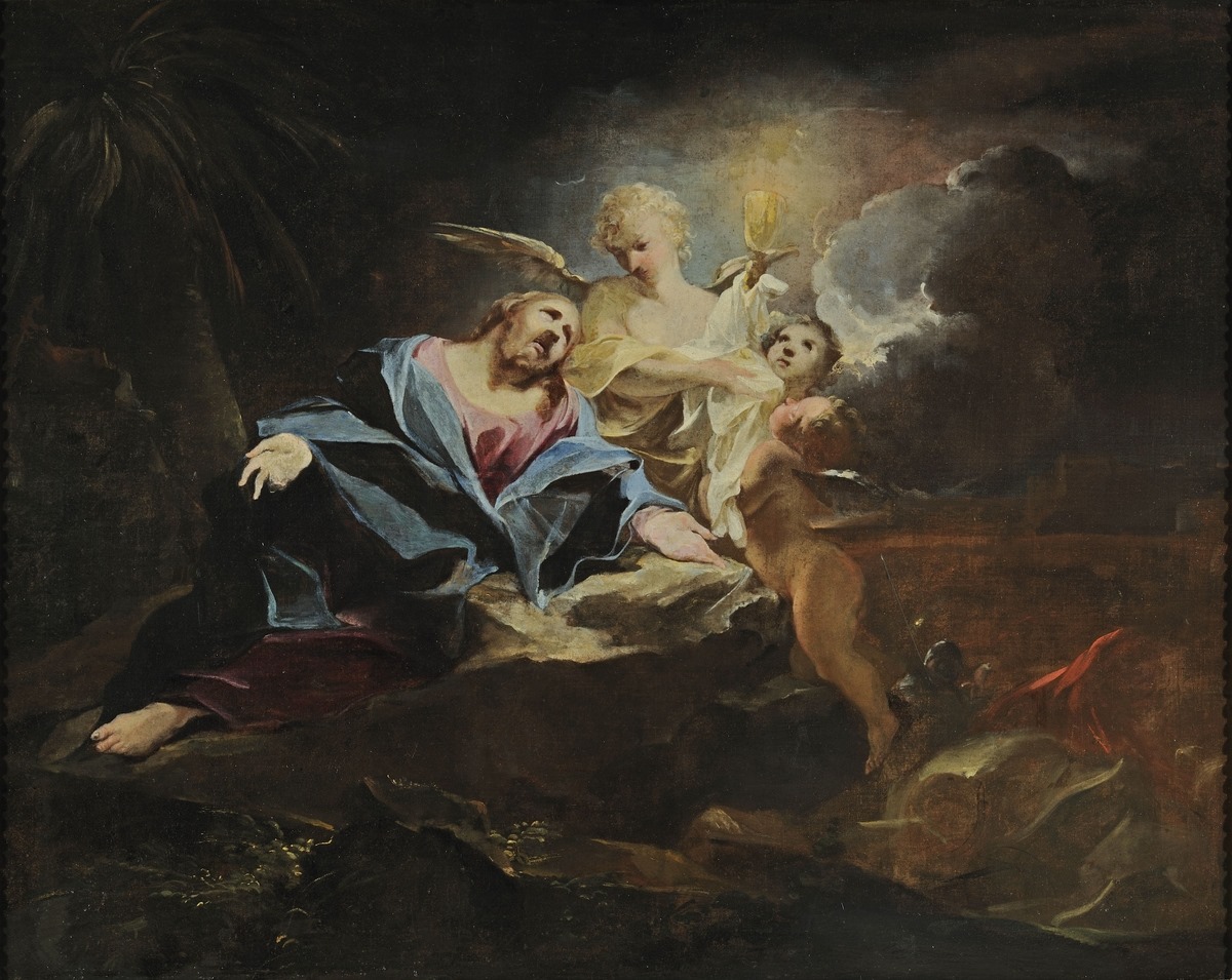 Jésus au jardin des oliviers, Louis Cretey, 1683 Vers