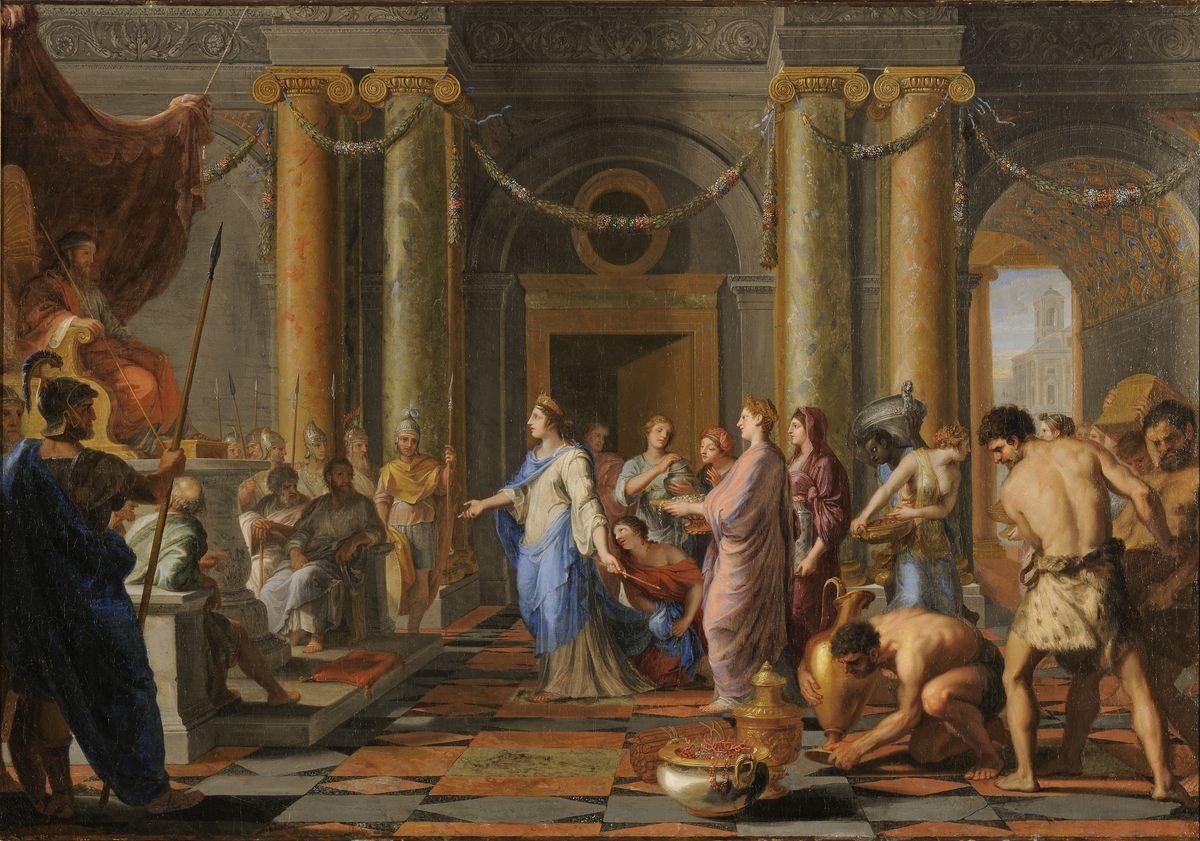 Salomon recevant la reine de Saba — Жак Стелла