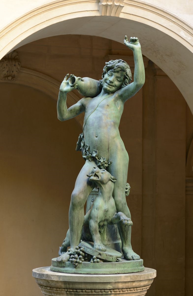 Faune ivre ; Retour d'une fête de Bacchus, Léon Cugnot
