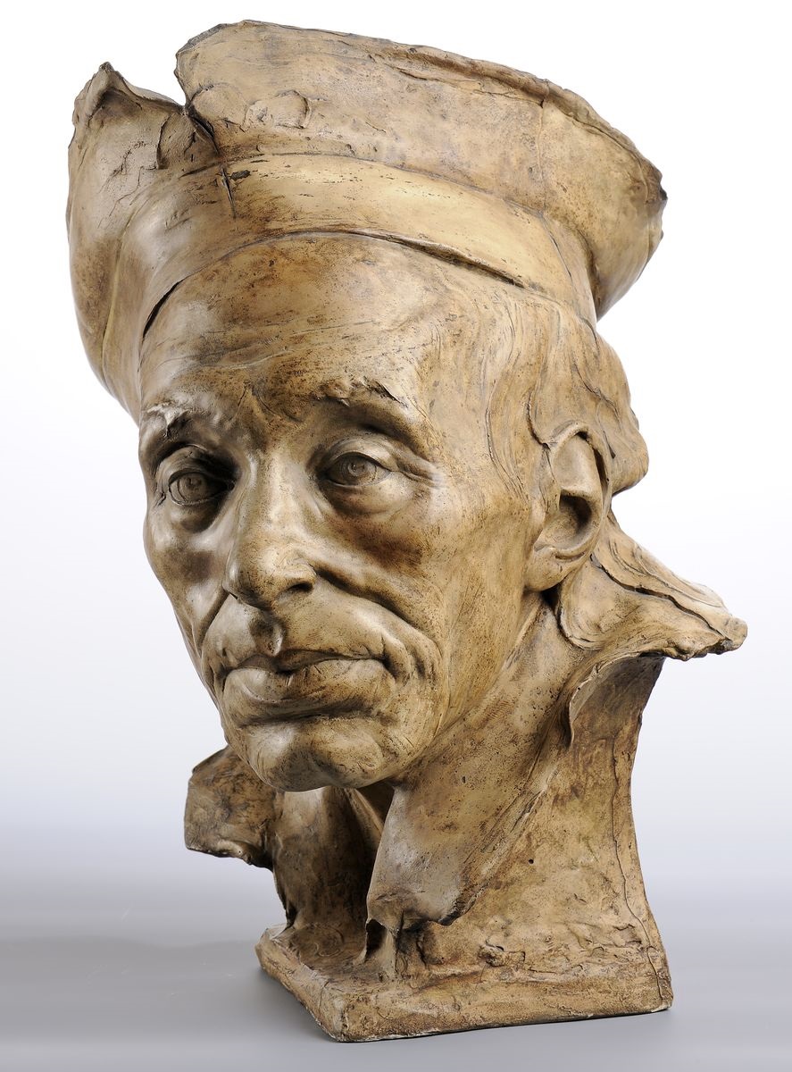 Le Cuisinier ; Le Vieux Magistrat ; L'Homme à la toque, Jean Carriès, 1883