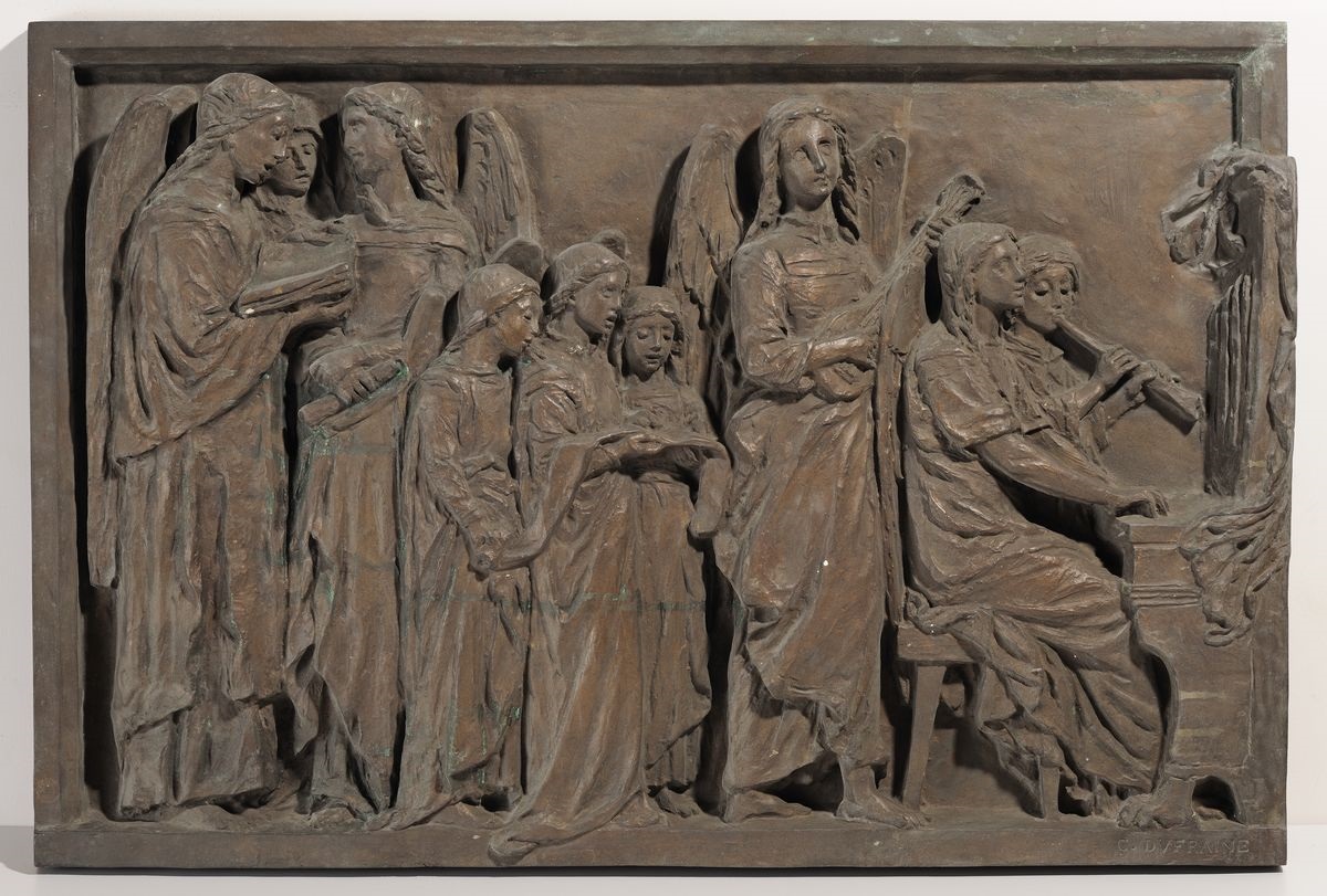 Anges chantant, Charles Dufraine, 1882