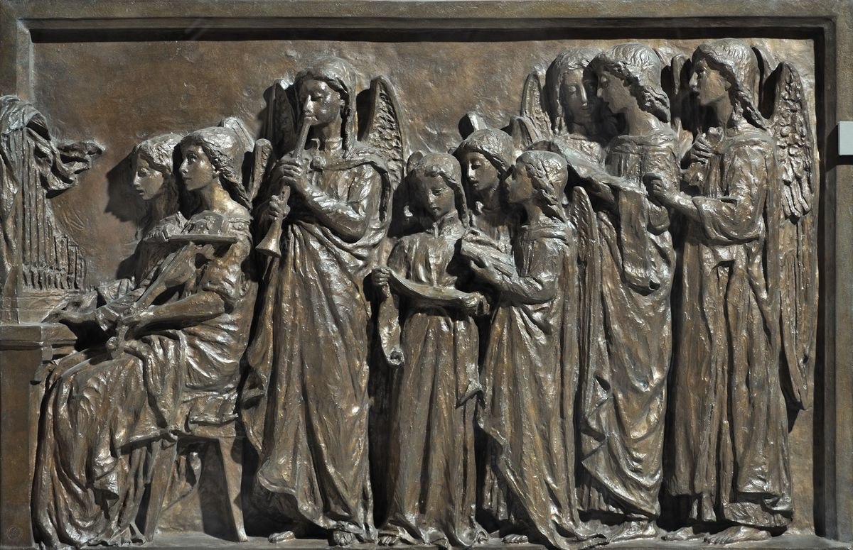 Anges chantant, Charles Dufraine, 1882