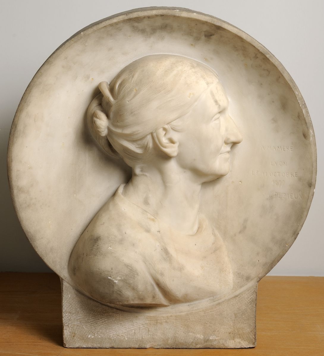 Portrait de la mère de l'artiste, Jean-Alexandre Pézieux, 1877