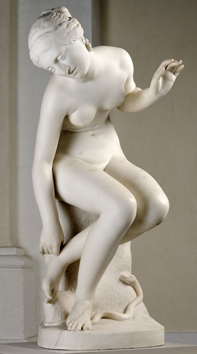 Eurydice piquée par un serpent sur les bords du Pénée_0
