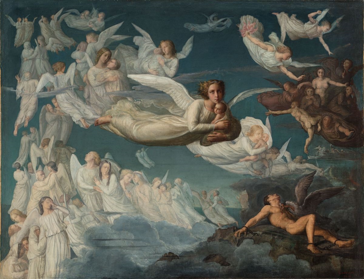 Le Poème de l'âme. Le Passage des âmes, Louis Janmot, 1838 Date estimée de début - 1845 Date estimée de fin