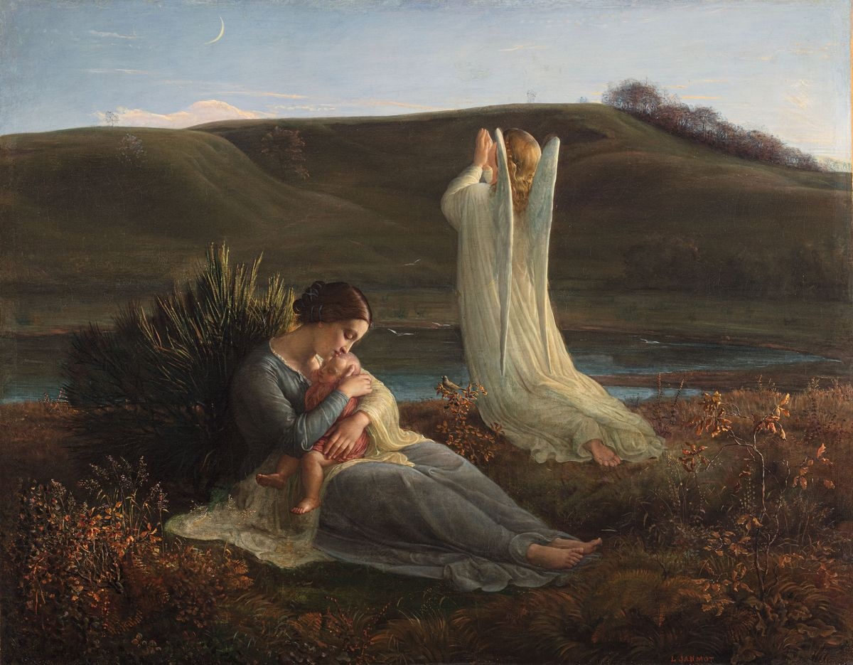 Le Poème de l'âme. L'Ange et la mère, Louis Janmot, 1836 Date estimée de début - 1847 Date estimée de fin