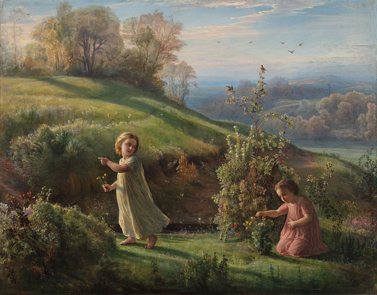 Le Poème de l'âme. Le Printemps, Louis Janmot, 1850 Vers