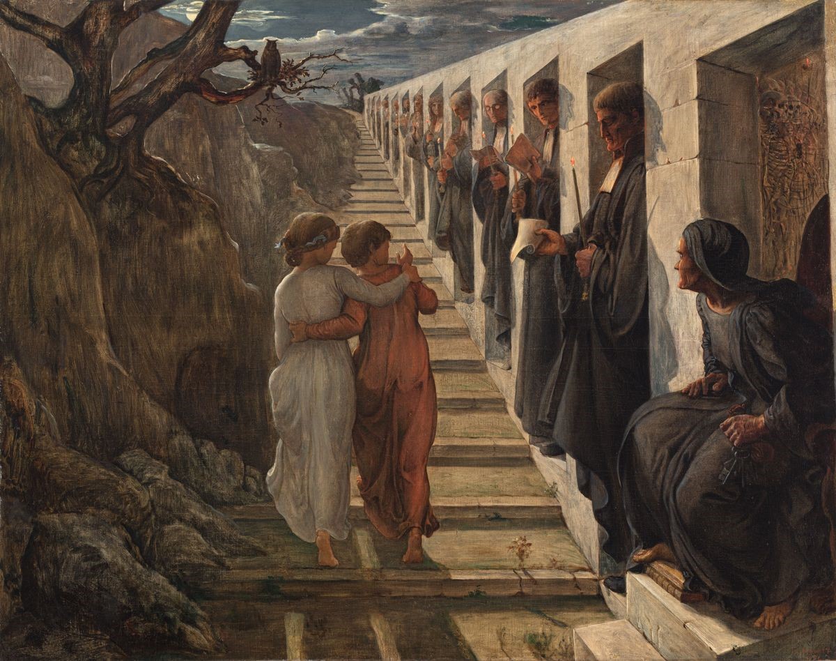 Le Poème de l'âme. Le Mauvais sentier, Louis Janmot, 1850