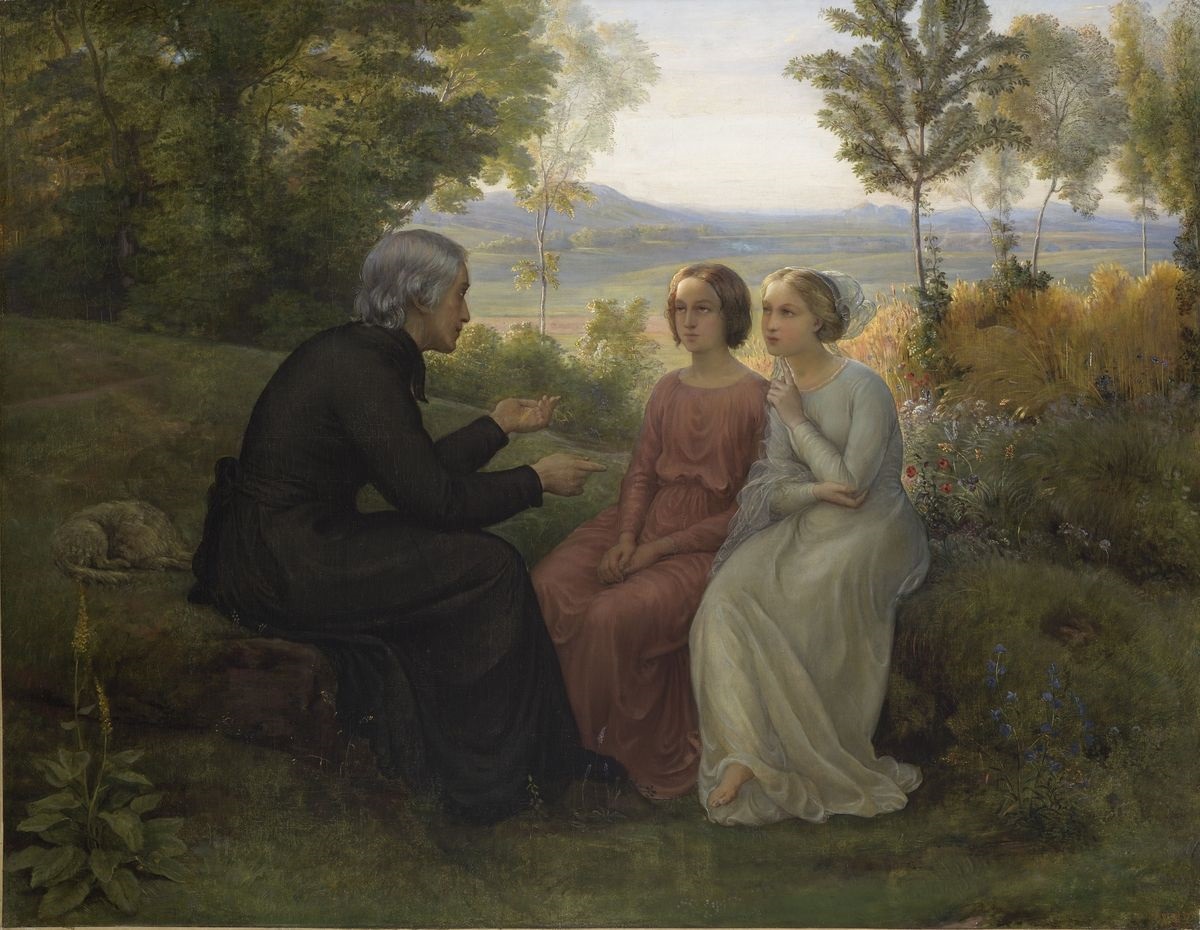 Le Poème de l'âme. Le Grain de blé, Louis Janmot, 1851