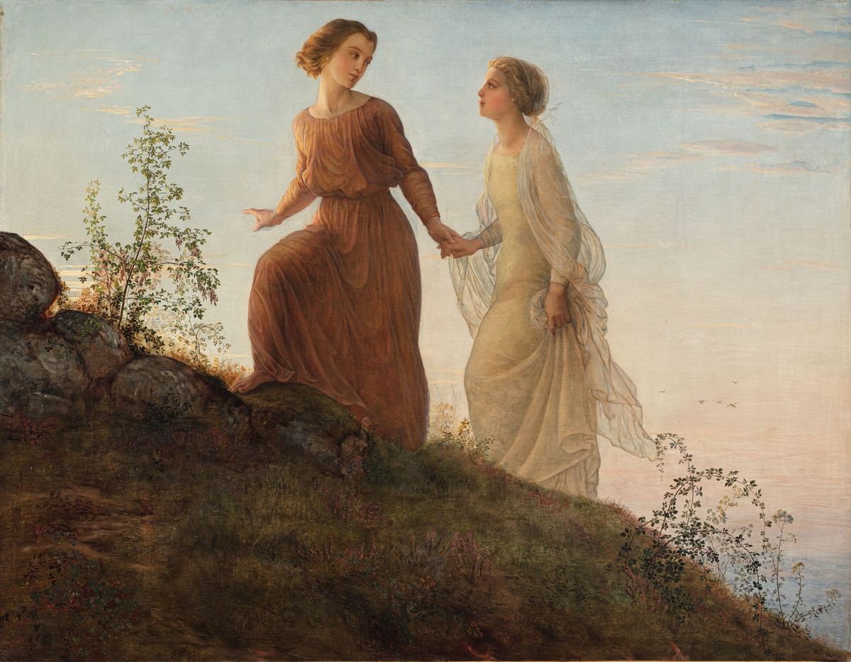 Le Poème de l'âme. Sur la montagne, Louis Janmot, 1851