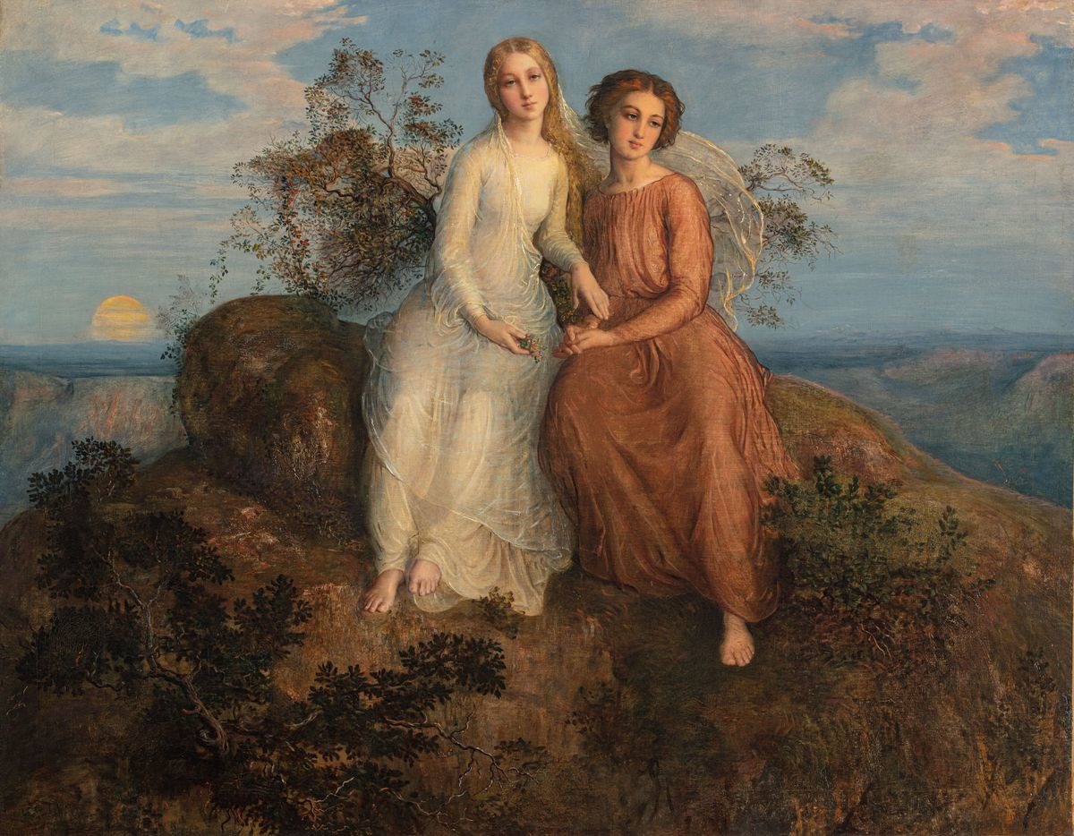 Le Poème de l'âme. Un soir, Louis Janmot, 1851 Vers - 1852 Vers
