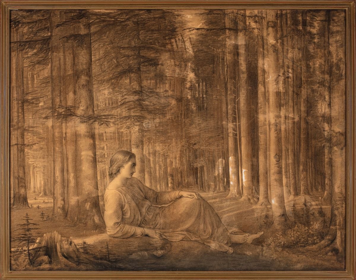Le Poème de l'âme. Solitude, Louis Janmot, 1861