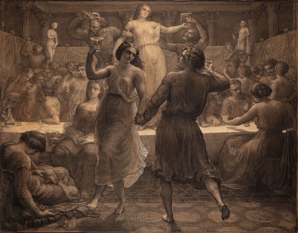 Le Poème de l'âme. Orgie, Louis Janmot, 1861