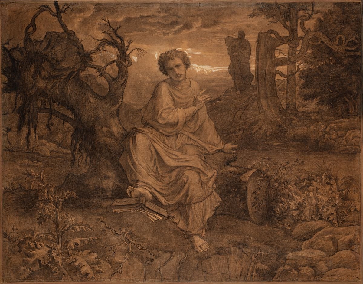 Le Poème de l'âme. Sans Dieu, Louis Janmot, 1866 Date estimée de début - 1867 Date estimée de fin