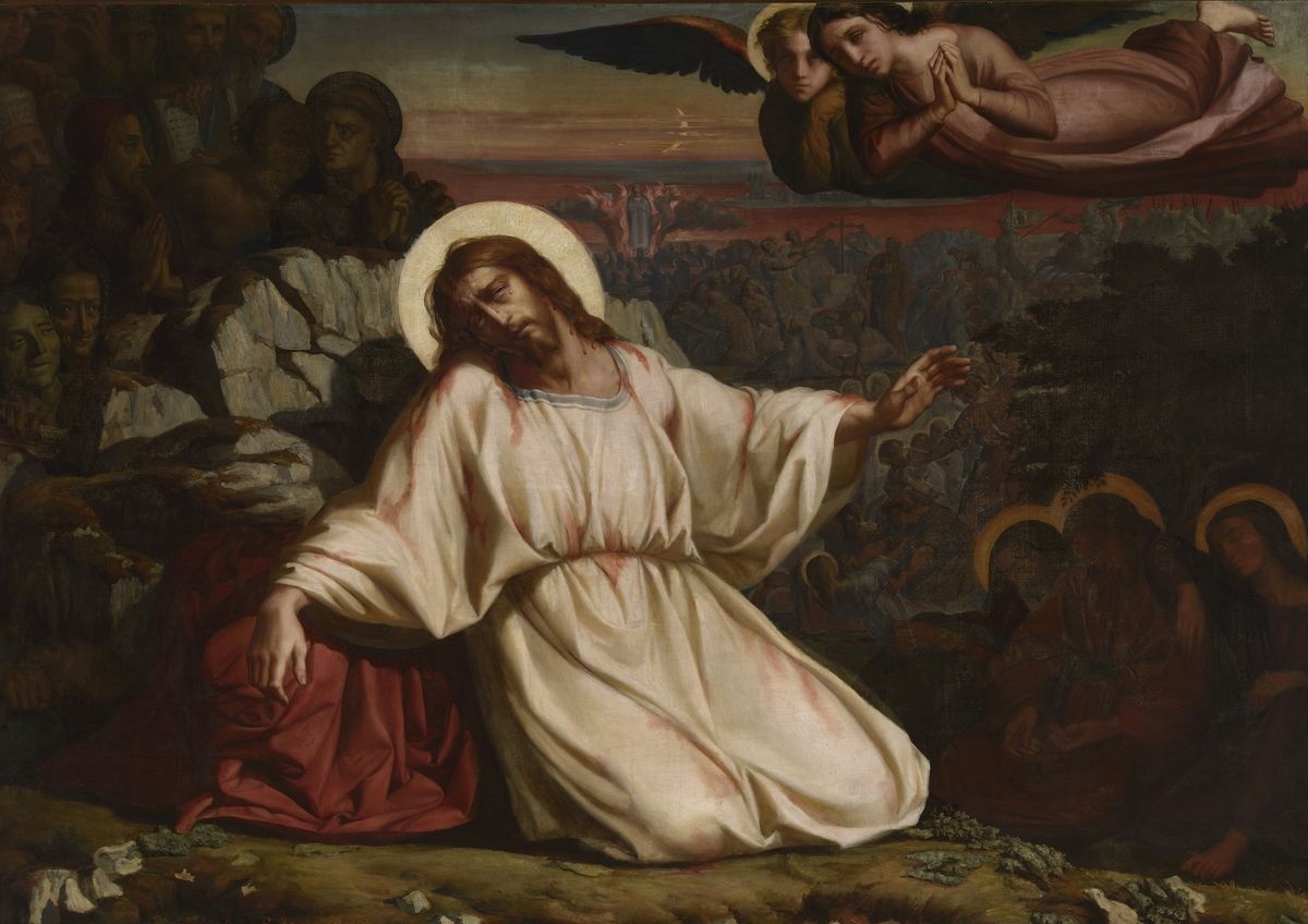 Le Christ au jardin des Oliviers, Louis Janmot, 1840