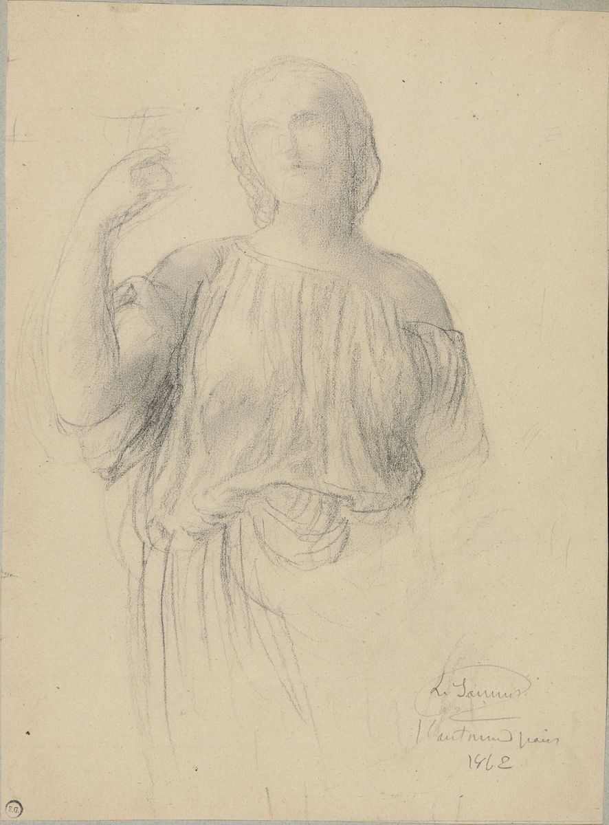Étude pour L'Automne, Louis Janmot, 1842