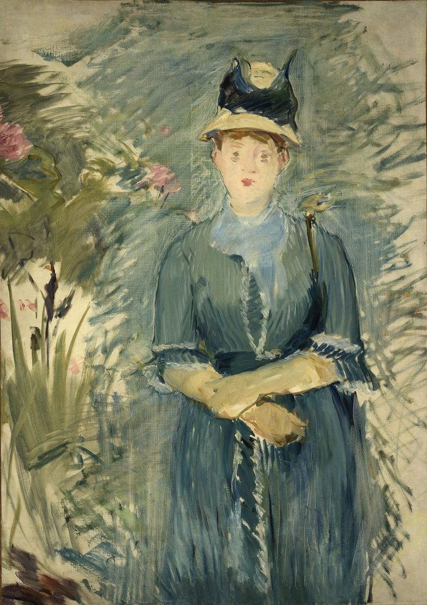Jeune fille dans les fleurs — Эдуард Мане