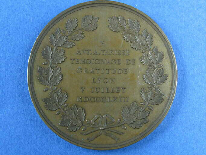 A Ant. A. Tarisse, témoignage de gratitude Lyon V. juillet MDCCCLXIII_1