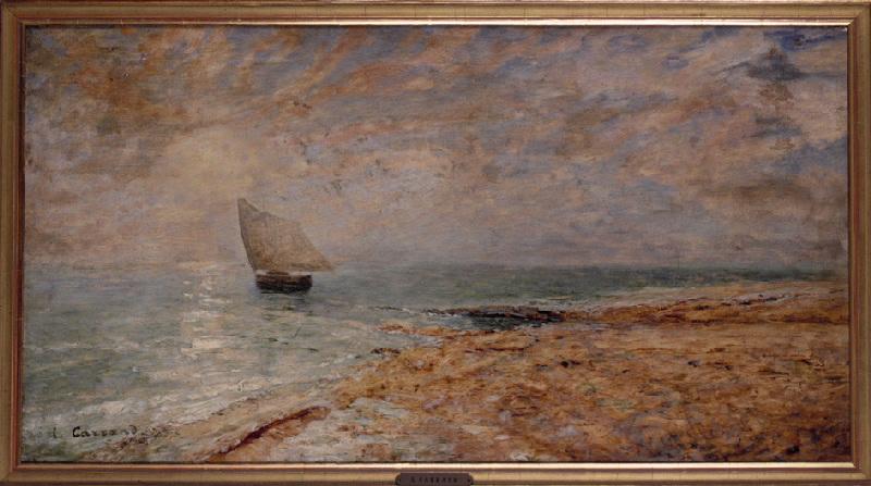 Voilier, Louis Hilaire Carrand, 1880