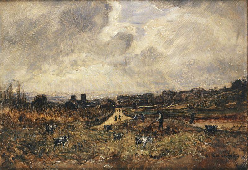 Saint-Cyr-au-mont-d'Or, la Saône, Louis Hilaire Carrand, 1880