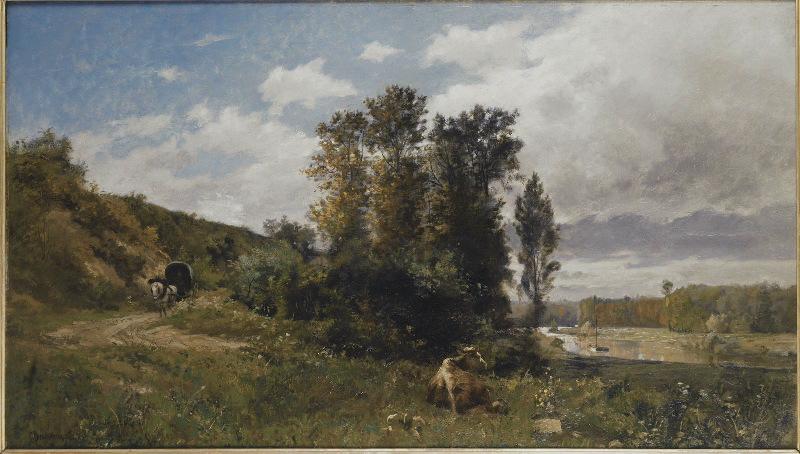 Les bords de l'Oise (Renseignements donnés par M. Tillon) ; Le Lignon dans la Plaine du Forez (Ancien titre.), Charles-Joseph Beauverie, 1872-1885
