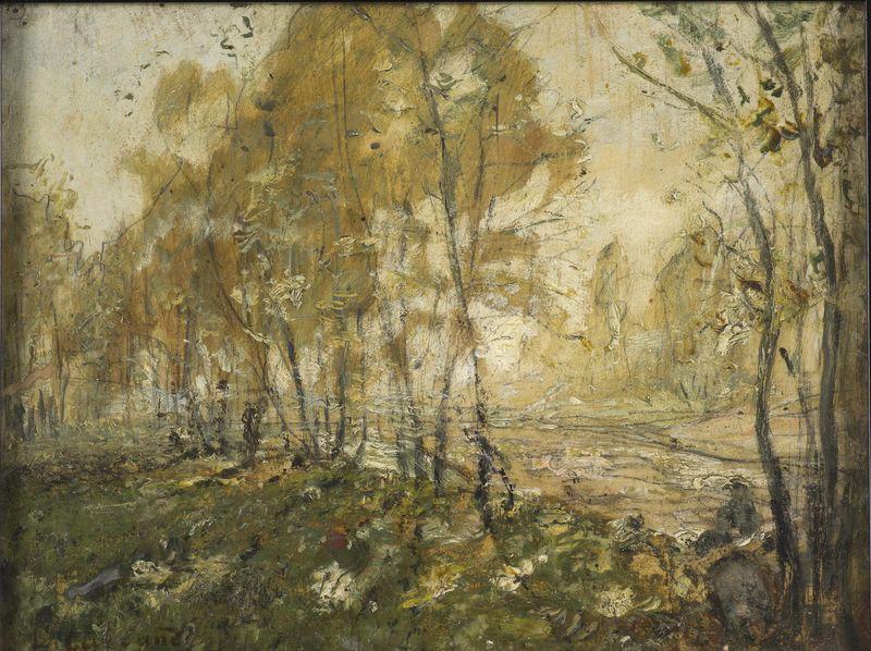 paysage d'automne, Louis Hilaire Carrand, 1880