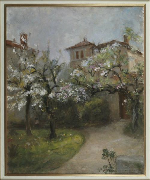 Paysage - Le jardin, Jacques Martin, 1900