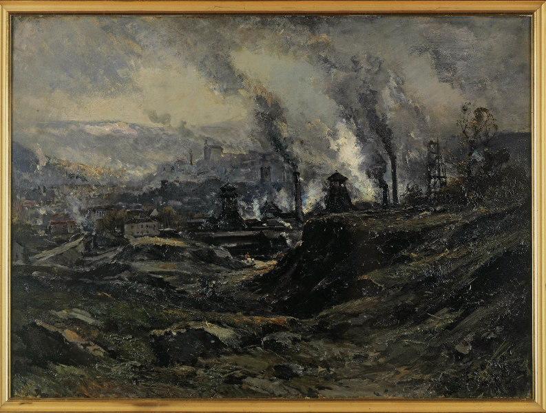Le Puits Chatelus, Saint-Etienne, Émile Noirot, 1913