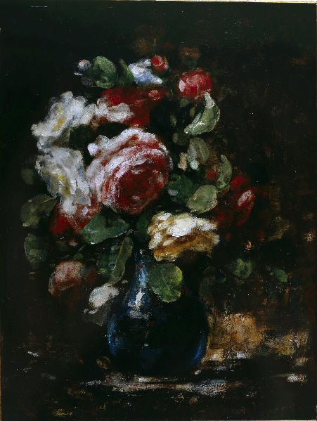 Bouquet de fleurs, François Vernay, 19e siècle